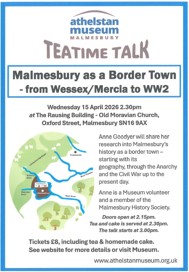 Athelstan Museum- Teatime Talk - Malmesbury as a Border Town
